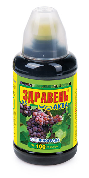 ЗДРАВЕНЬ АКВА 0,5л Виноград
