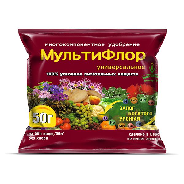 МУЛЬТИФЛОР универсальное пак. 50 гр.