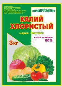 КАЛИЙ хлористый 3кг
