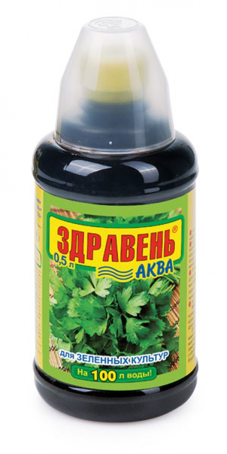 ЗДРАВЕНЬ АКВА 0,5л Зелень