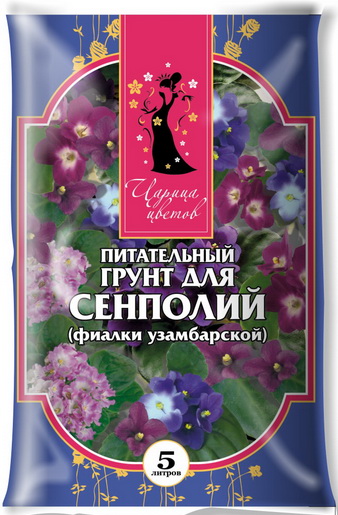 Грунт для Сенполий 2,5л Царица Цветов