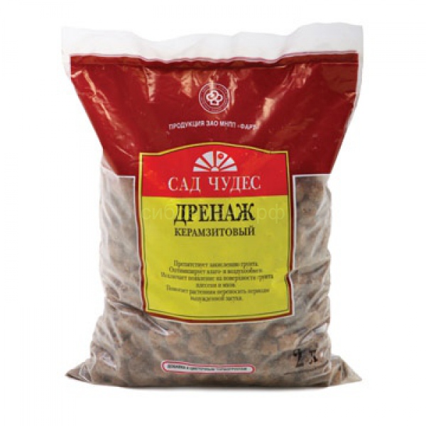ДРЕНАЖ  Цветочный крупный 2л