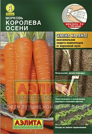 Морковь на ленте Королева Осени 8м А