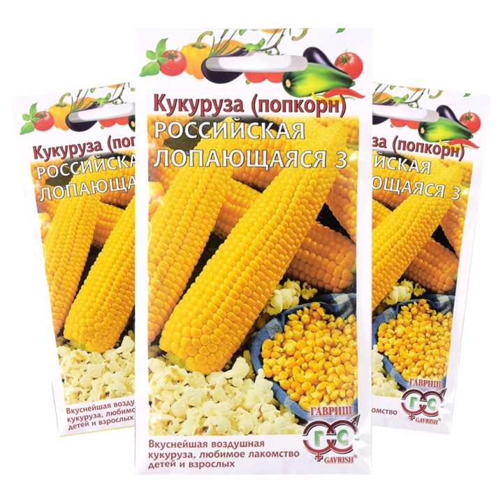 Кукуруза Российская поп-корн лопающаяся 5г Г